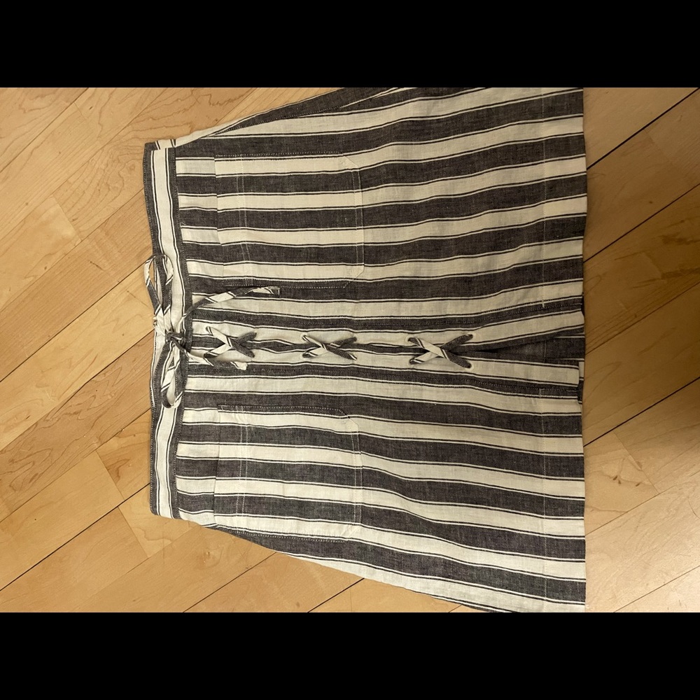 Madewell striped skirt